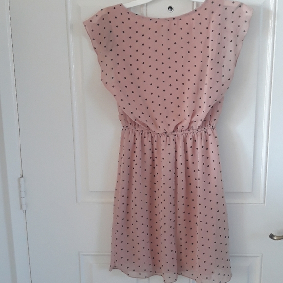 Small Sweet Storm Polka Dot Dress cream pink - Picture 5 of 8
